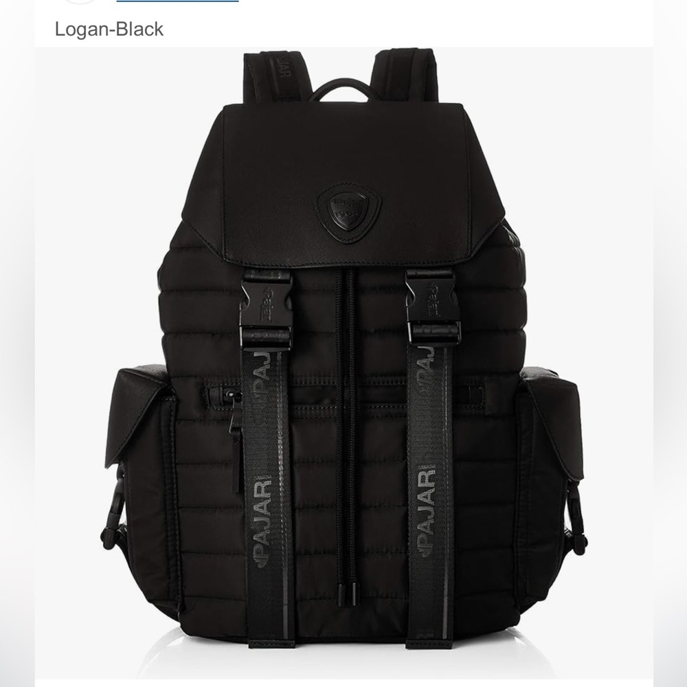 Pajar Black Backpack with Durable Design